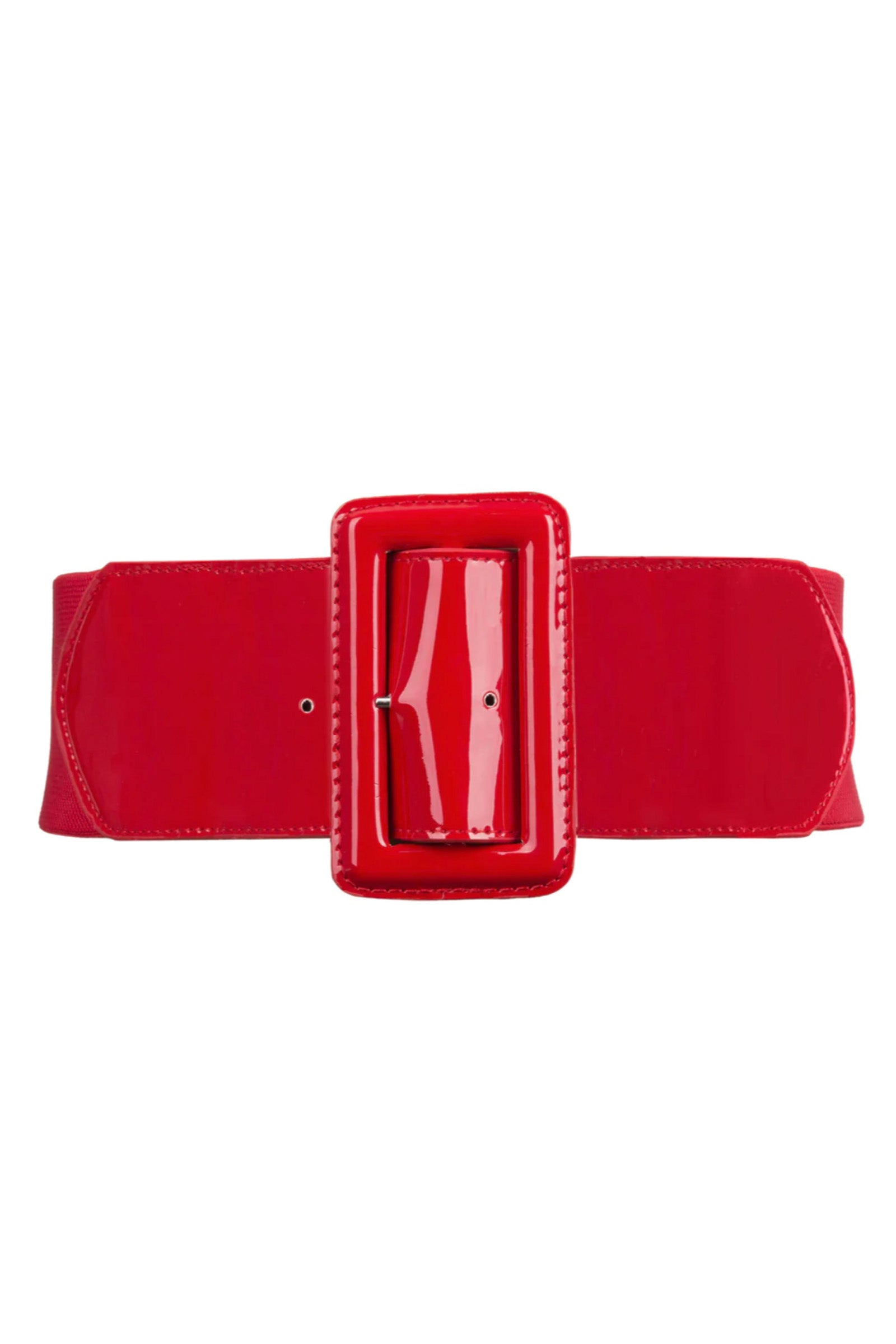 Patent leather wide belt online